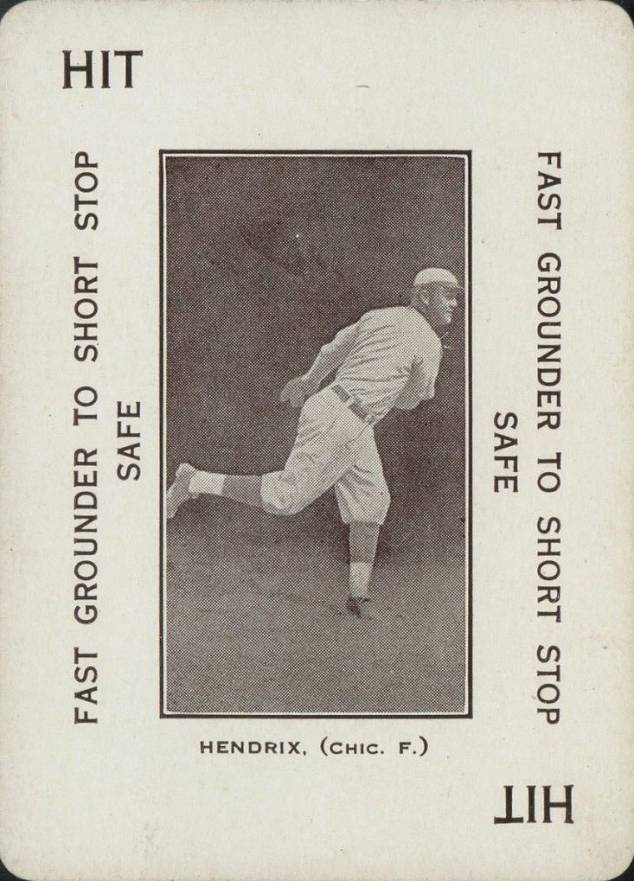 1914 Polo Grounds Game Claude Hendrix # Baseball Card