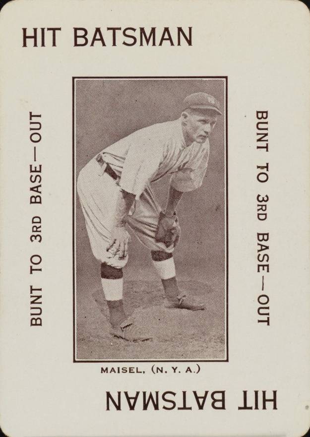 1914 Polo Grounds Game Fritz Maisel # Baseball Card