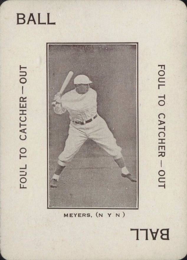 1914 Polo Grounds Game Chief Meyers # Baseball Card
