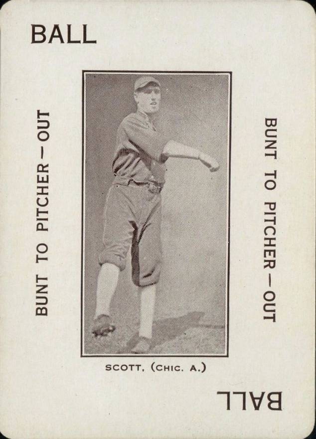 1914 Polo Grounds Game Jim Scott # Baseball Card