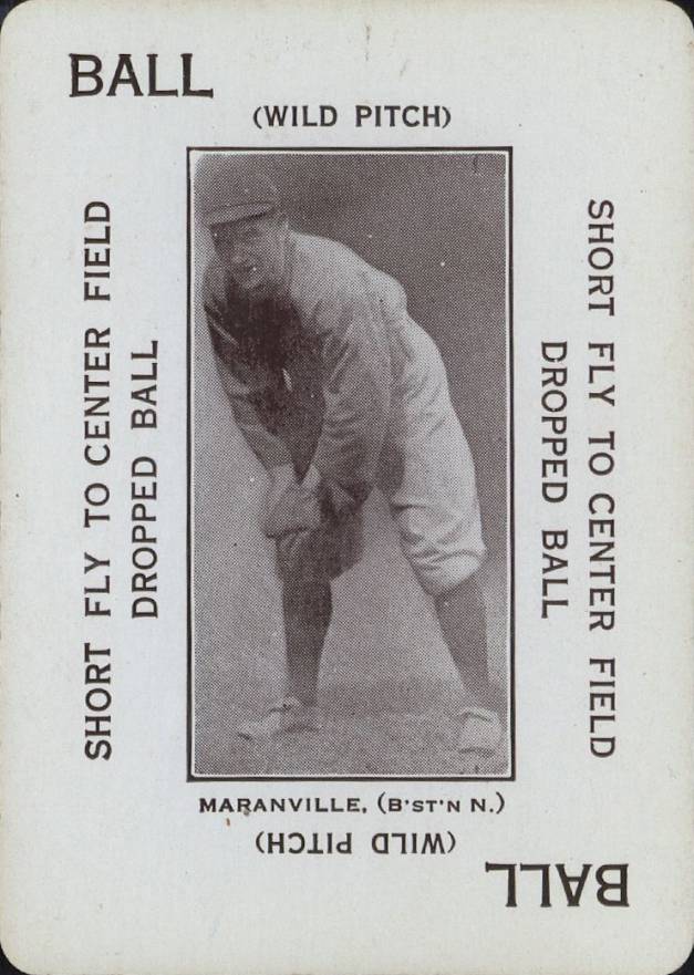 1914 Polo Grounds Game Rabbit Maranville # Baseball Card
