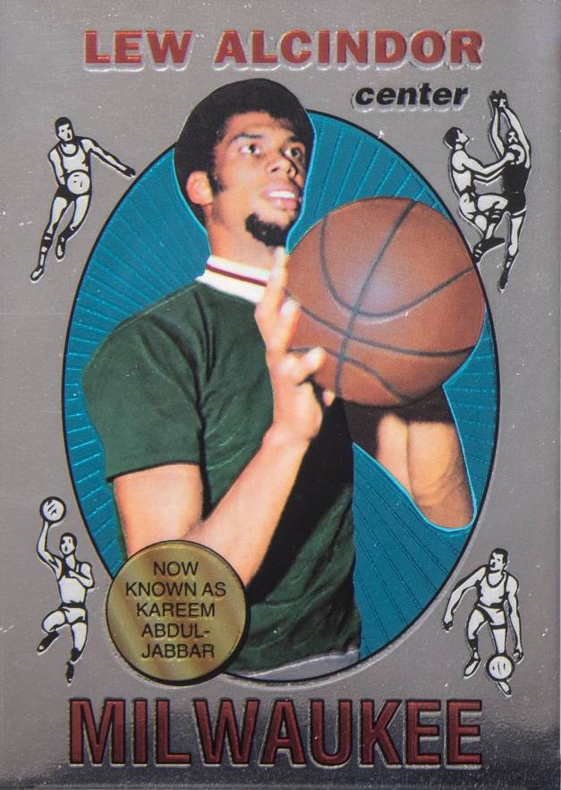 1996 Topps Finest Reprint Kareem Abdul-Jabbar #1 Basketball Card