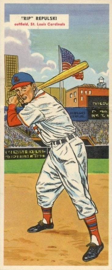 1955 Topps Doubleheaders Repulski/Lepcio #125/126 Baseball Card