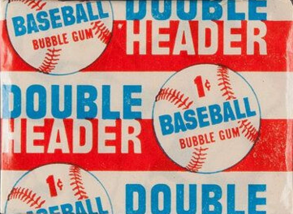 1955 Topps Doubleheaders  Wax Pack #WP Baseball Card