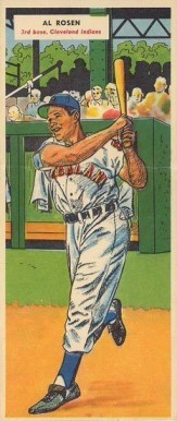 1955 Topps Doubleheaders Rosen/Diering #1/2 Baseball Card