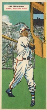 1955 Topps Doubleheaders Pendleton/Conley #33/34 Baseball Card