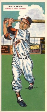 1955 Topps Doubleheaders Moon/Cunningham #37/38 Baseball Card
