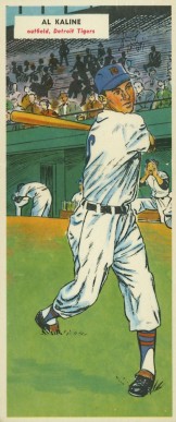 1955 Topps Doubleheaders Kaline/Valentine #45/46 Baseball Card