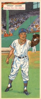 1955 Topps Doubleheaders Jacobs/Gray #47/48 Baseball Card