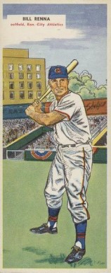 1955 Topps Doubleheaders Renna/Groat #99/100 Baseball Card