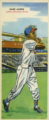 1955 Topps Doubleheaders Aaron/Herbert #105/106 Baseball Card