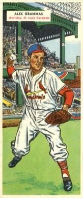 1955 Topps Doubleheaders Grammas/Qualters #107/108 Baseball Card