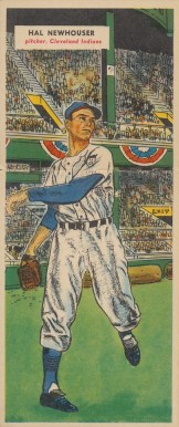 1955 Topps Doubleheaders Newhouser/Bishop #109/110 Baseball Card