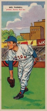 1955 Topps Doubleheaders Parnell/Hurd #119/120 Baseball Card