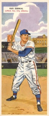 1955 Topps Doubleheaders Zernial/Trice #123/124 Baseball Card