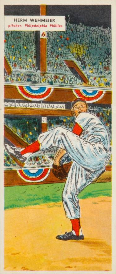 1955 Topps Doubleheaders Wehmeier/Terwilliger #131/132 Baseball Card