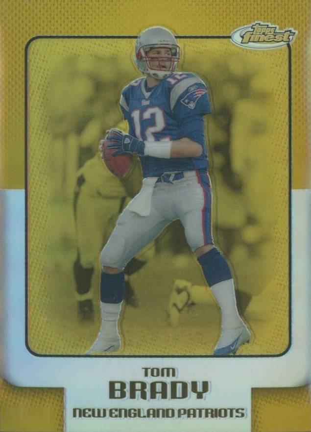 2006 Finest Tom Brady #105 Football Card