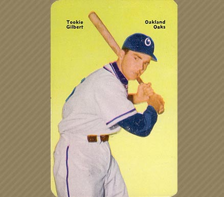 1952 Mother's Cookies Tookie Gilbert #31 Baseball Card