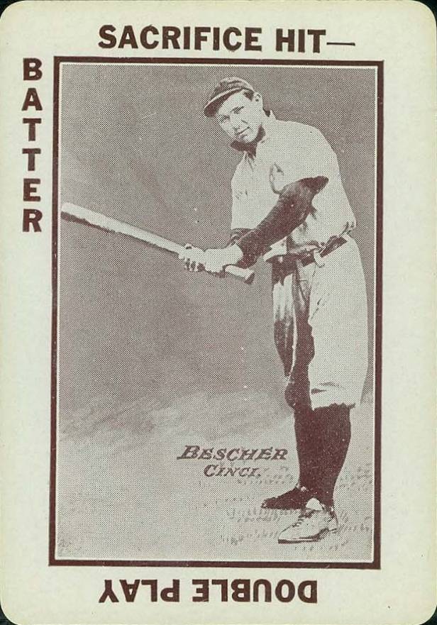 1913 National Game Bob Bescher #4 Baseball Card