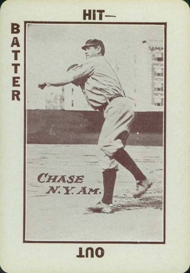 1913 National Game Hal Chase #9 Baseball Card
