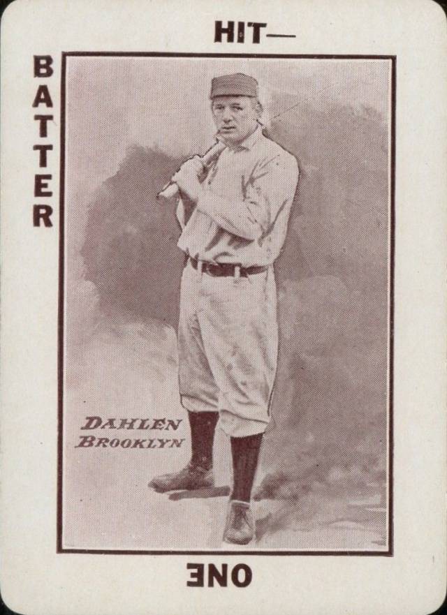 1913 National Game Bill Dahlen #13 Baseball Card