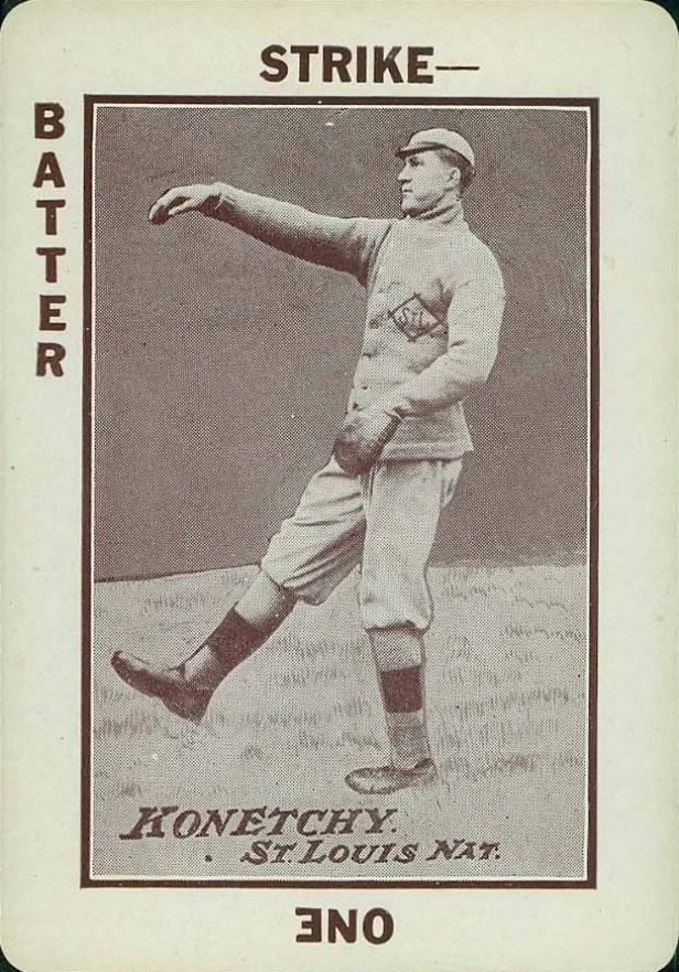 1913 National Game Ed Konetchy #24 Baseball Card