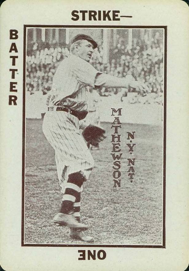 1913 National Game Christy Mathewson #28 Baseball Card