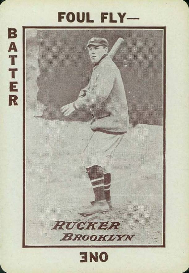 1913 National Game Nap Rucker #33 Baseball Card