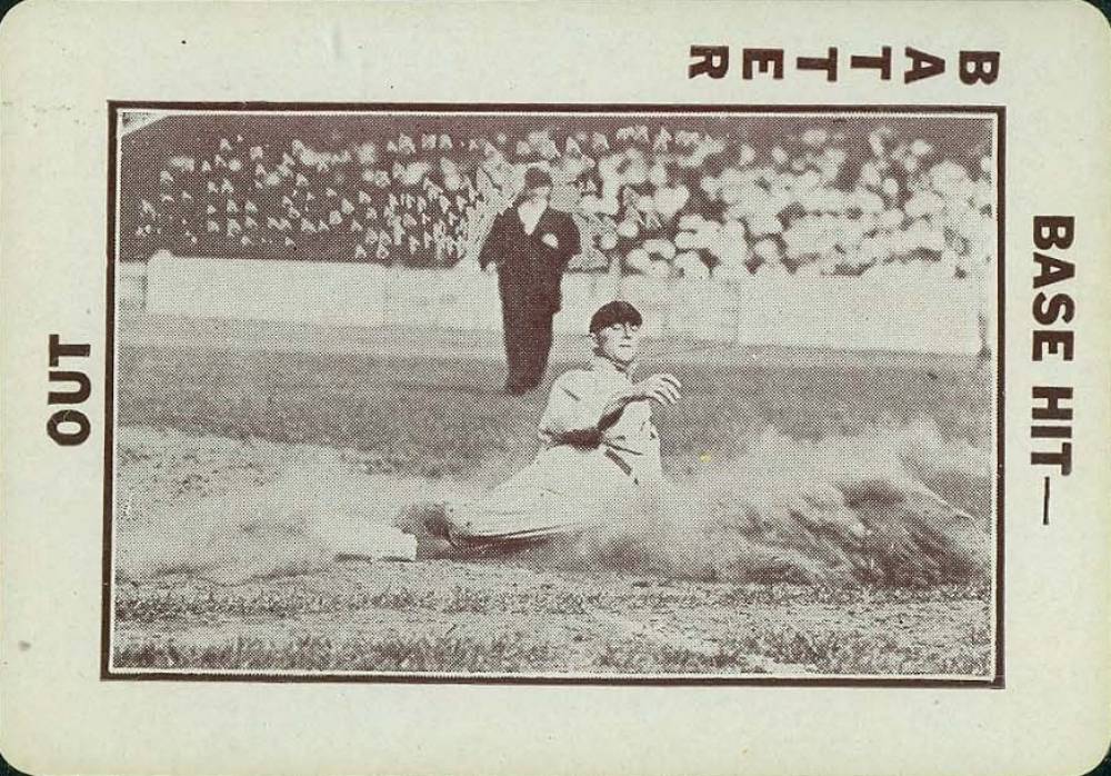 1913 National Game Slide-Umpire behind #49 Baseball Card