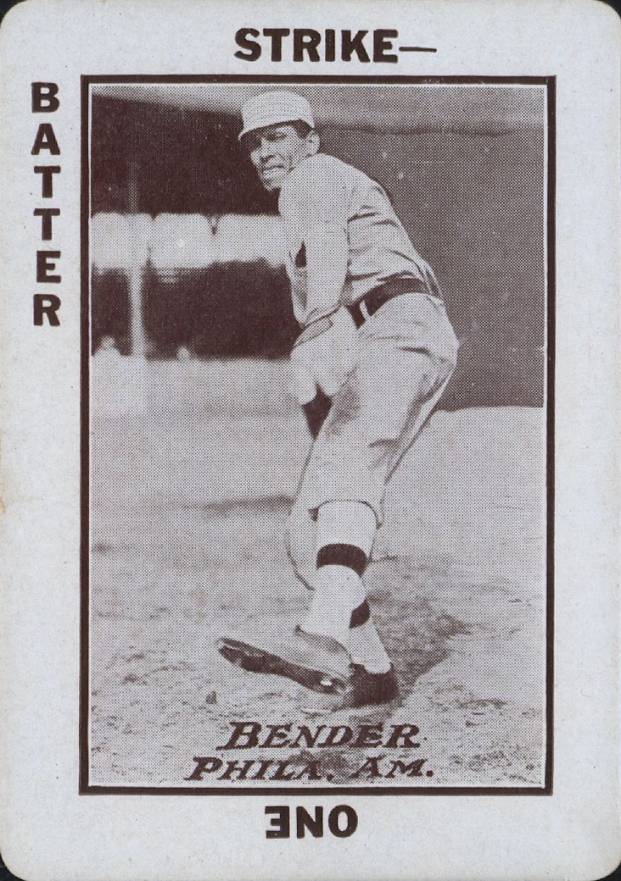 1913 National Game Chief Bender #3 Baseball Card