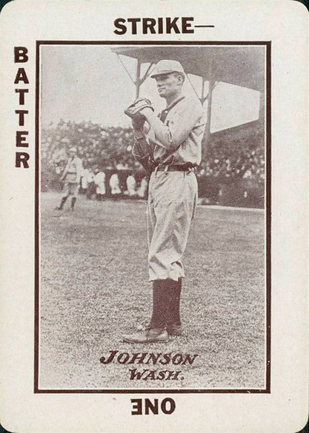 1913 National Game Walter Johnson #23 Baseball Card