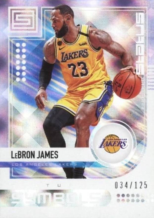 2019 Panini Status Status Symbols LeBron James #17 Basketball Card
