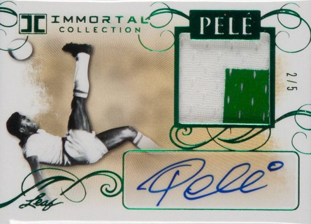 2016 Leaf Pele Immortal Collection Autograph Memorabilia Pele #MAP2 Soccer Card
