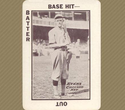 1913 Tom Barker Game Johnny Evers # Baseball Card