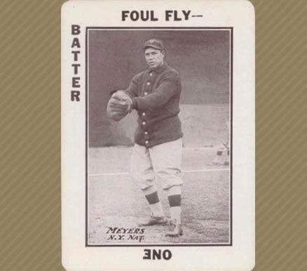 1913 Tom Barker Game Chief Meyers #30 Baseball Card