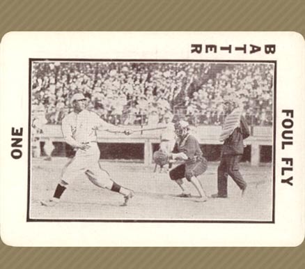1913 Tom Barker Game Batter swing-look back # Baseball Card