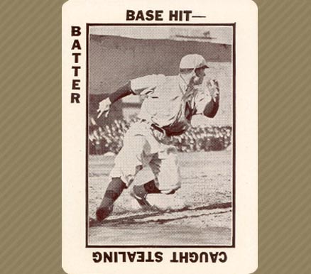 1913 Tom Barker Game Runner looking back # Baseball Card