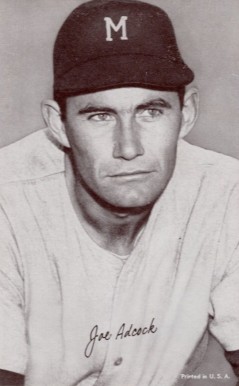 1947 Exhibits 1947-66 Joe Adcock # Baseball Card