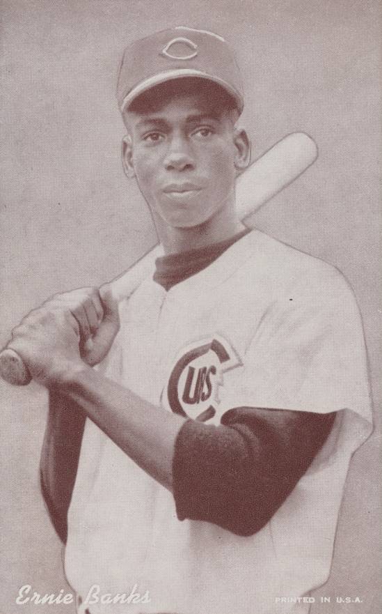1947 Exhibits 1947-66 Ernie Banks # Baseball Card