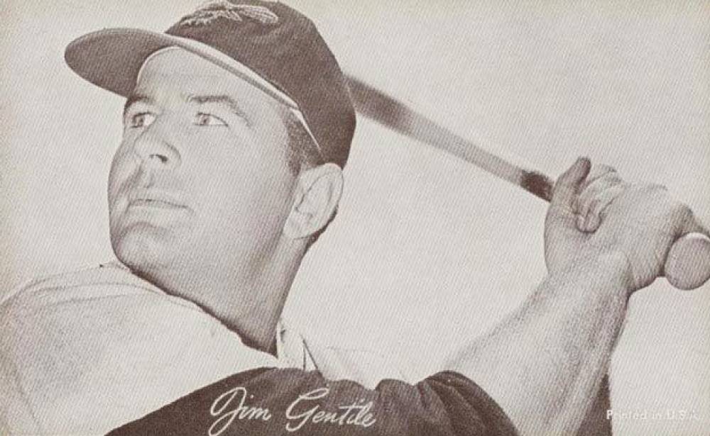 1947 Exhibits 1947-66 Jim Gentile # Baseball Card