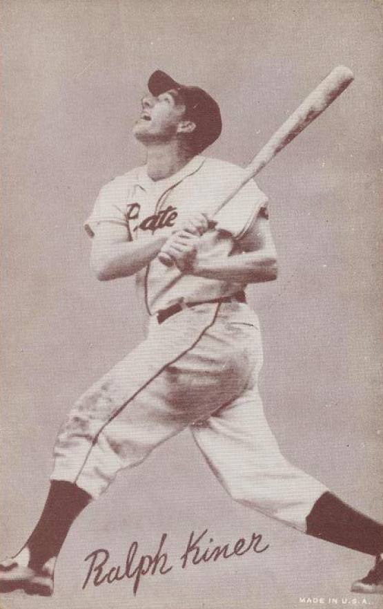 1947 Exhibits 1947-66 Ralph Kiner # Baseball Card