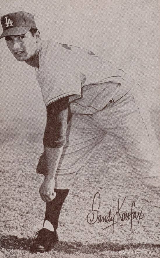 1947 Exhibits 1947-66 Sandy Koufax # Baseball Card