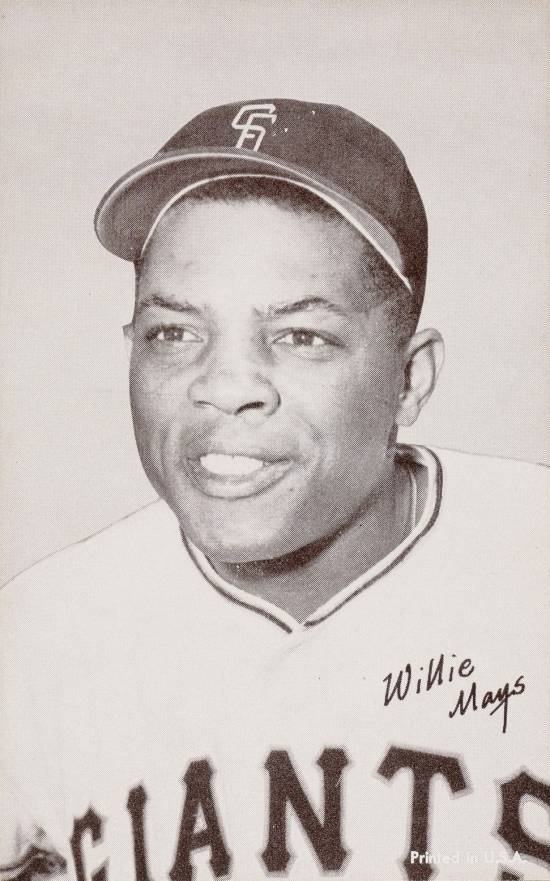 1947 Exhibits 1947-66 Willie Mays # Baseball Card