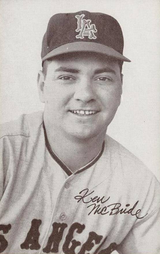 1947 Exhibits 1947-66 Ken McBride # Baseball Card