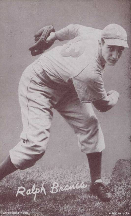 1947 Exhibits 1947-66 Ralph Branca # Baseball Card