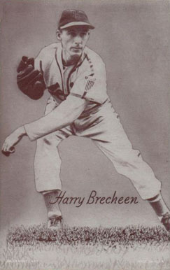 1947 Exhibits 1947-66 Harry Brecheen # Baseball Card