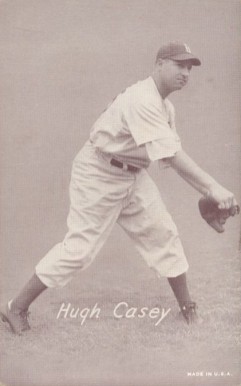 1947 Exhibits 1947-66 Hugh Casey # Baseball Card