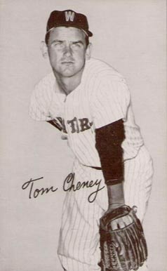 1947 Exhibits 1947-66 Tom Cheney # Baseball Card