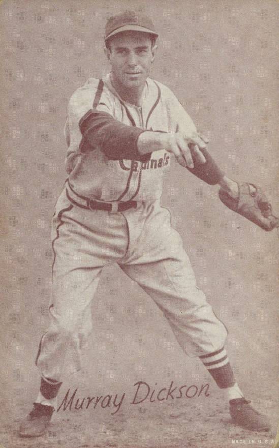 1947 Exhibits 1947-66 Murray Dickson # Baseball Card
