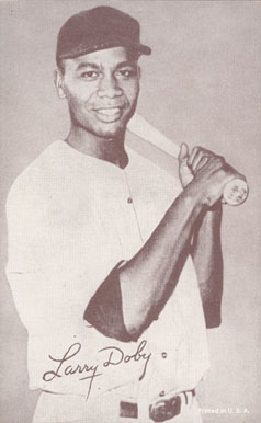 1947 Exhibits 1947-66 Larry Doby # Baseball Card